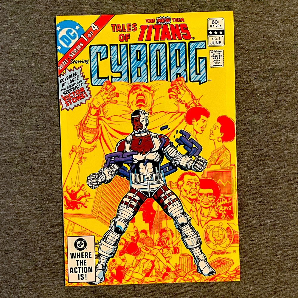 Tales of the New Teen Titans #1 1982--CYBORG origin issue-